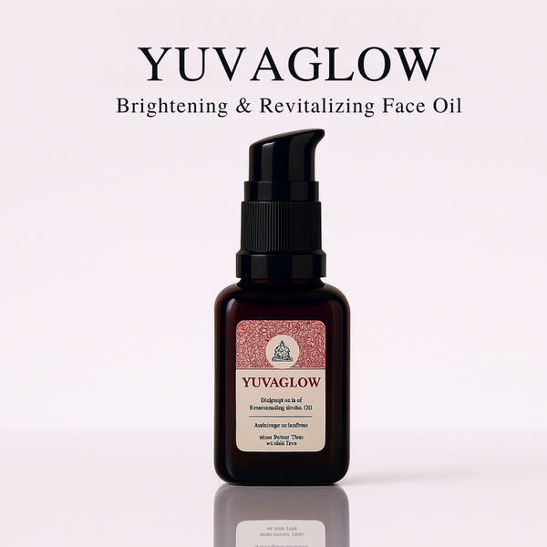 YUVAGLOW Brightening & Revitalizing Face Oil with Vitamin C, Saffron, Licorice & Rosehip | Glowing & Even Skin Tone