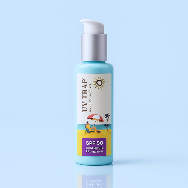 UV Trap Gel Sunscreen SPF 50 PA+++ | Broad-Spectrum UVA/UVB Protection | Oil-Free, Non-Greasy, Water-Resistant | (Copy)