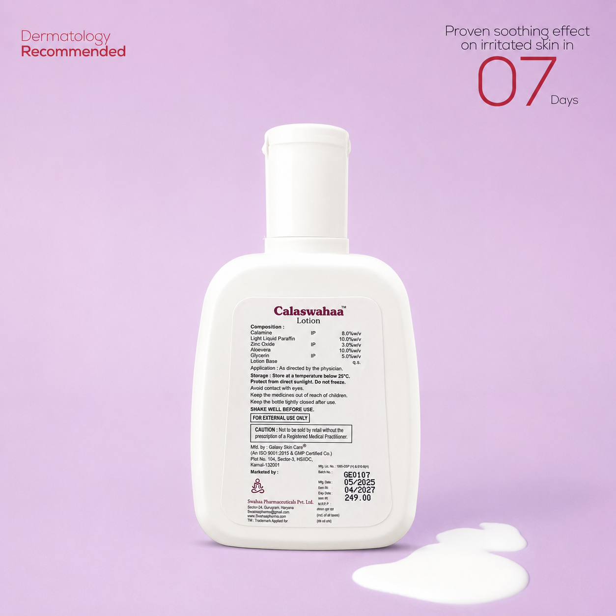 Calaswahaa Calamine Lotion
