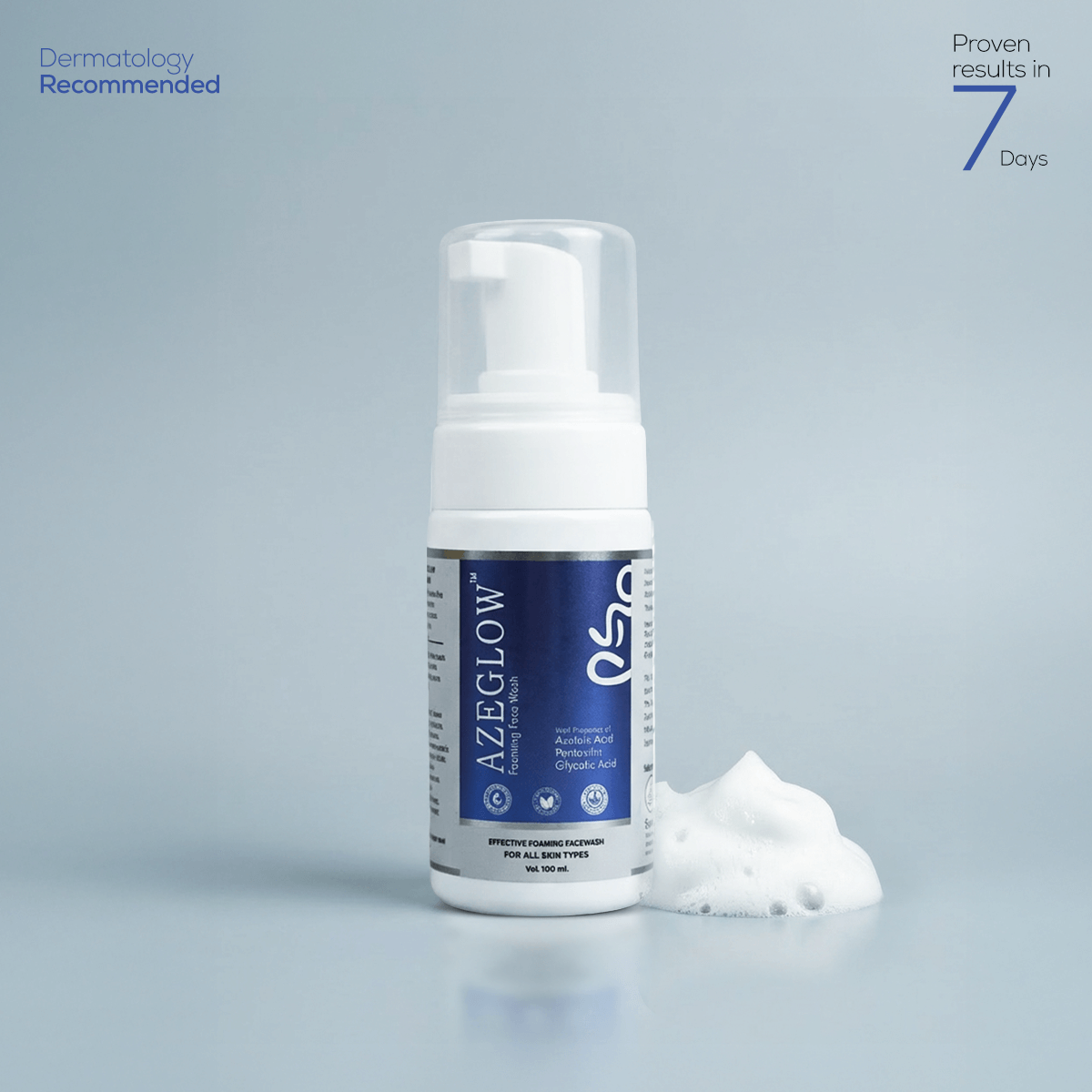 Aze Glow Foaming Facewash - For Men And Women