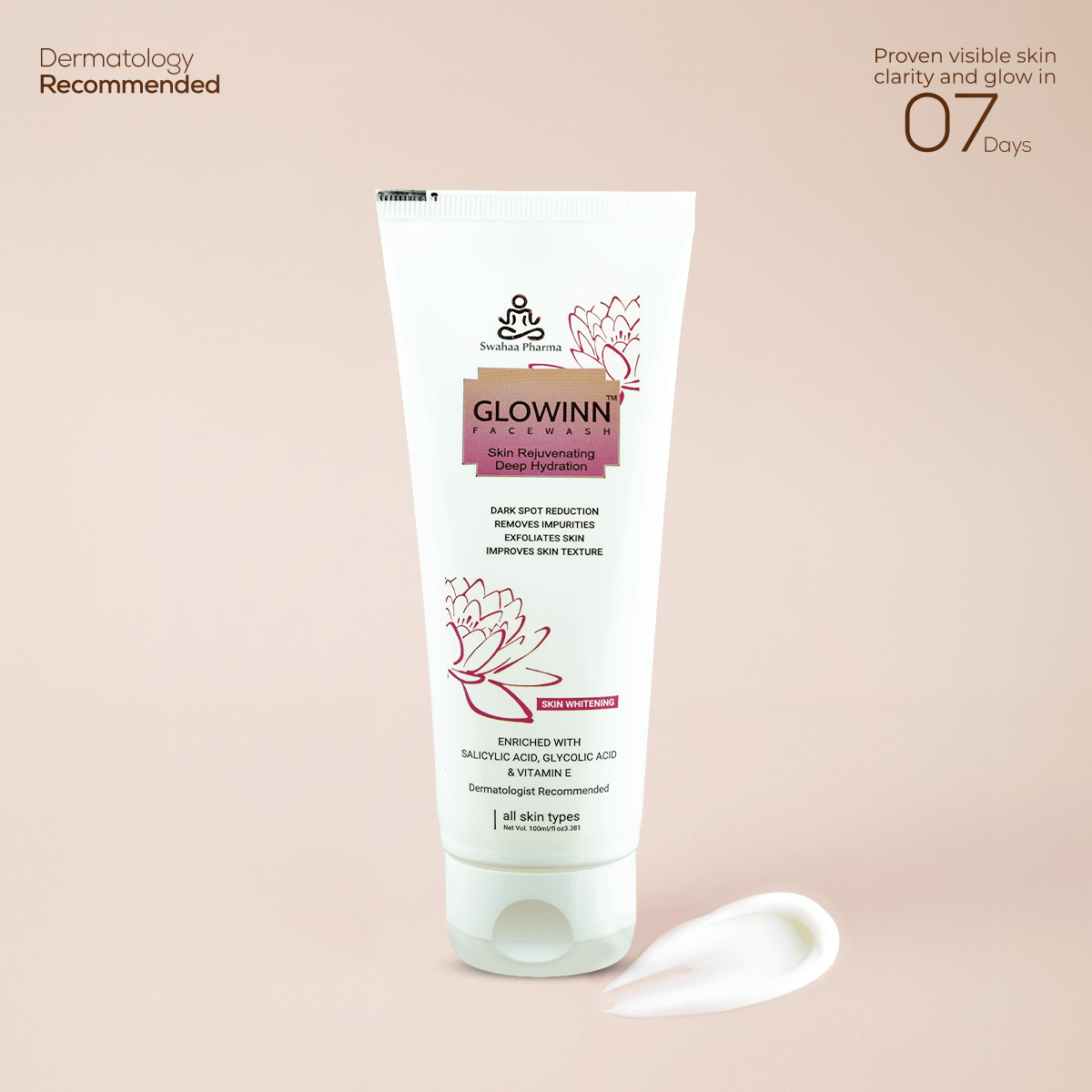 Glowinn Face Wash – Skin Rejuvenating & Deep Hydration