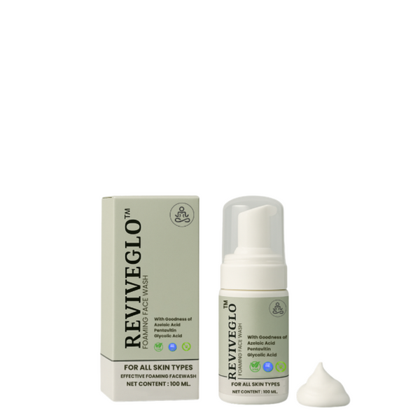 Reviveglo Foaming Face Wash | With Azelaic Acid, Pentavitin & Glycolic Acid
