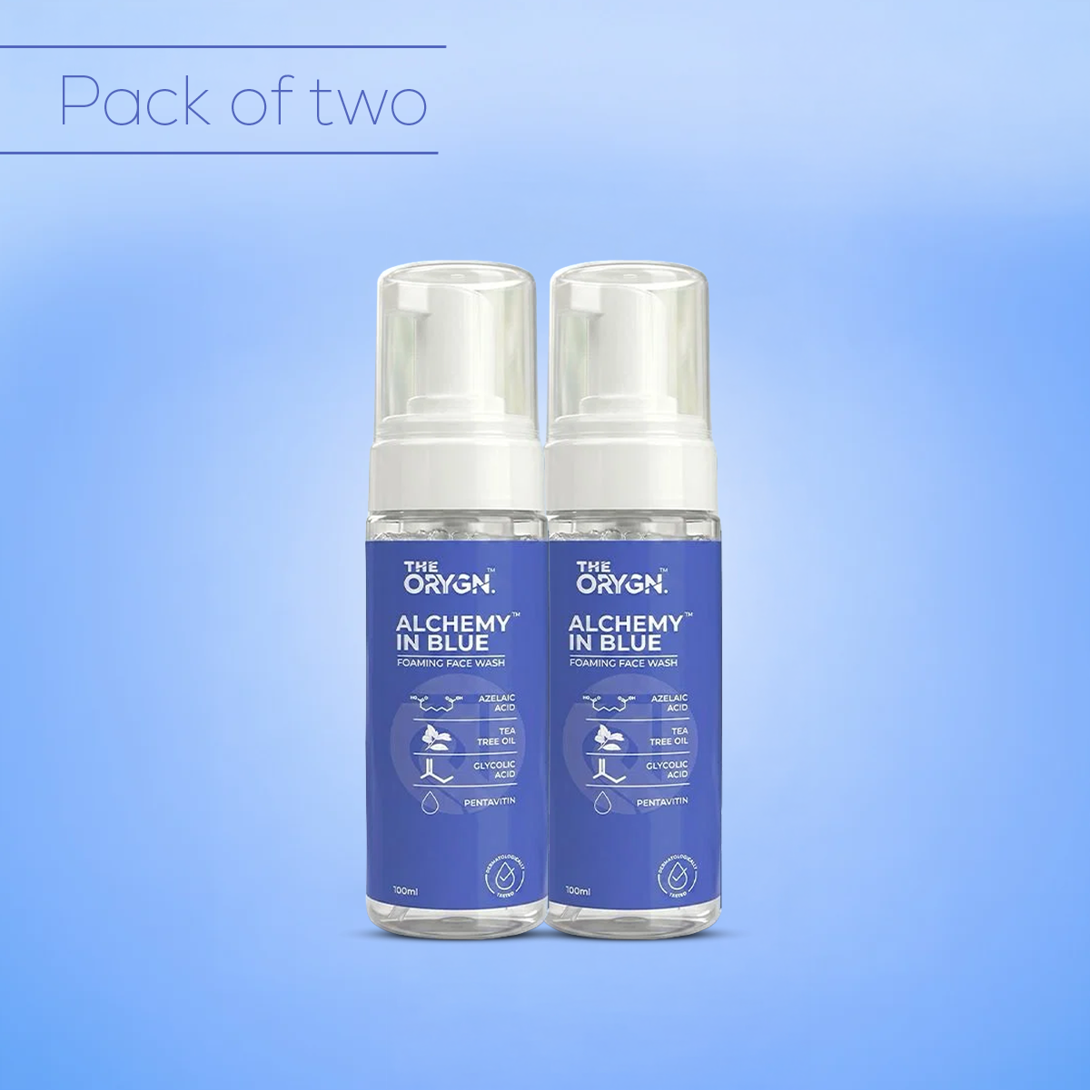 The Orygn Alchemy In Blue Foaming Facewash