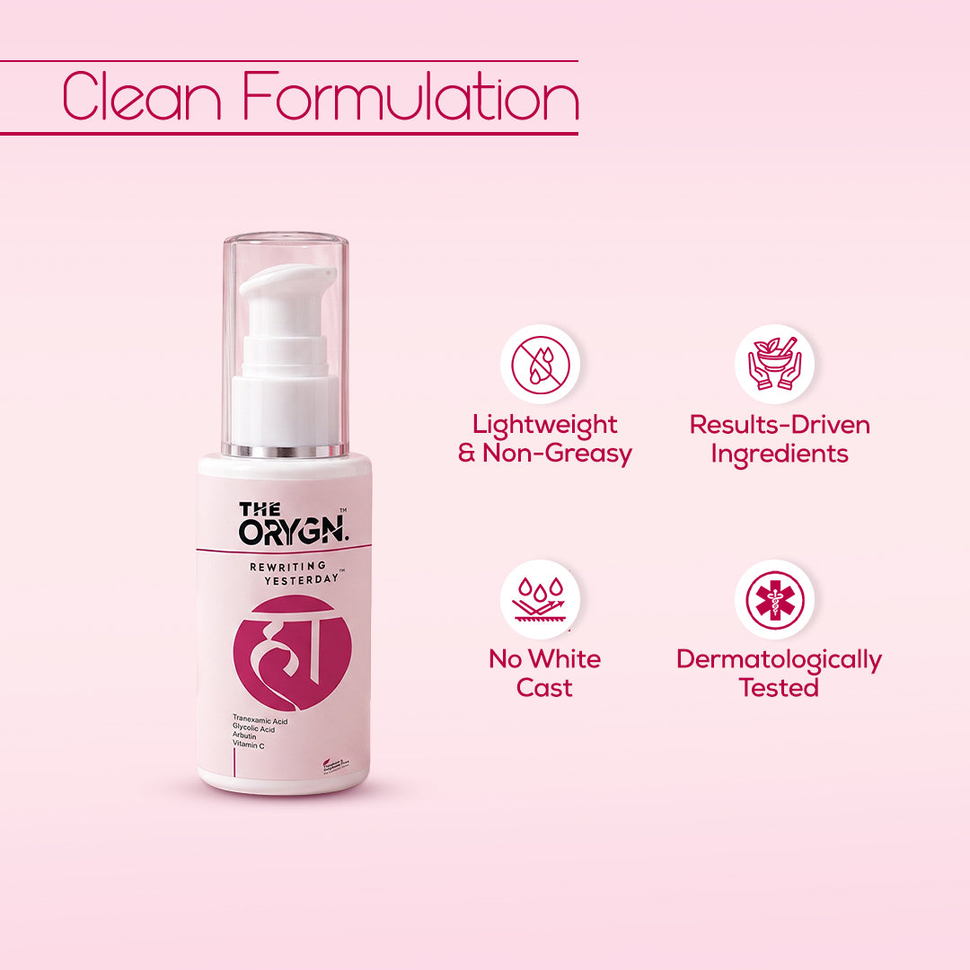 THE ORYGN Rewriting Yesterday Face Serum