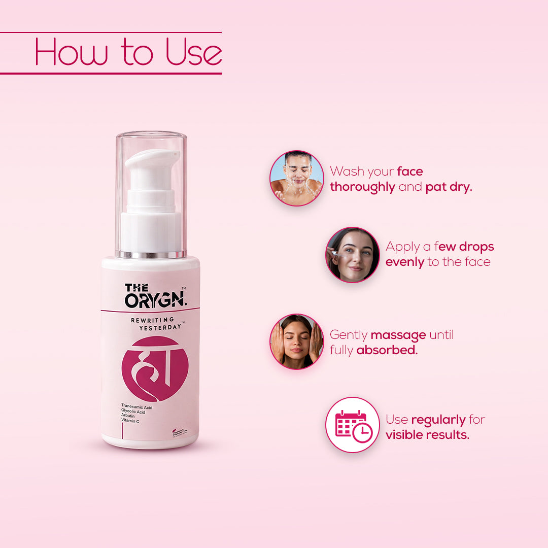 THE ORYGN Rewriting Yesterday Face Serum