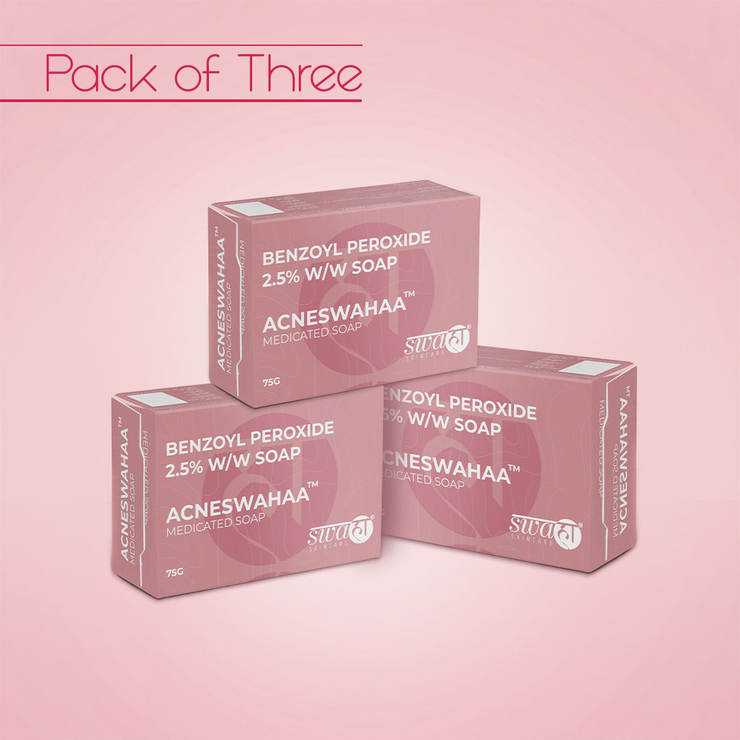 AcneSwahaa Medicated Soap | Pack of 3