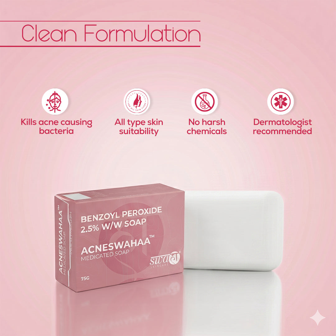 AcneSwahaa Medicated Soap | Pack of 3