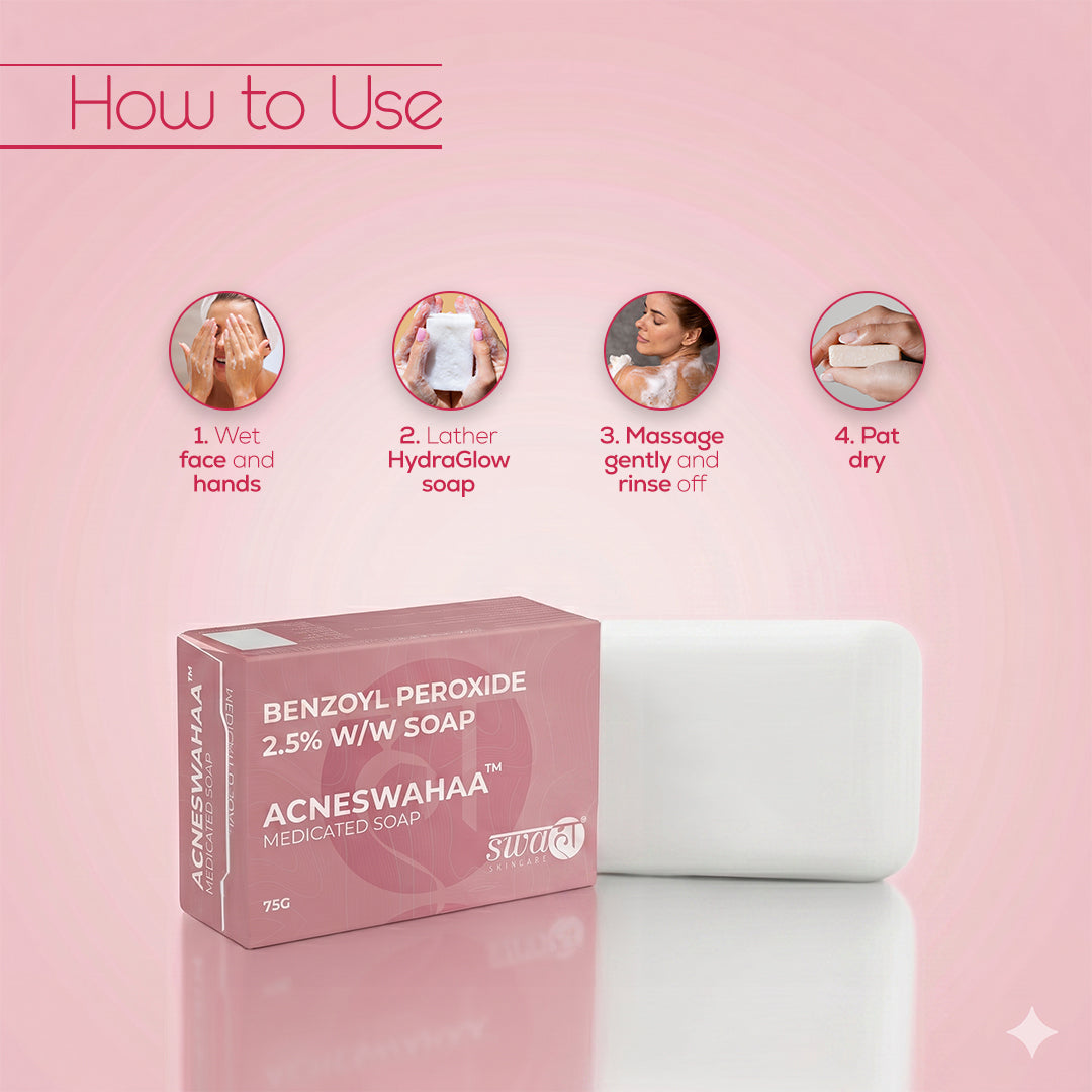 AcneSwahaa Medicated Soap | Pack of 3