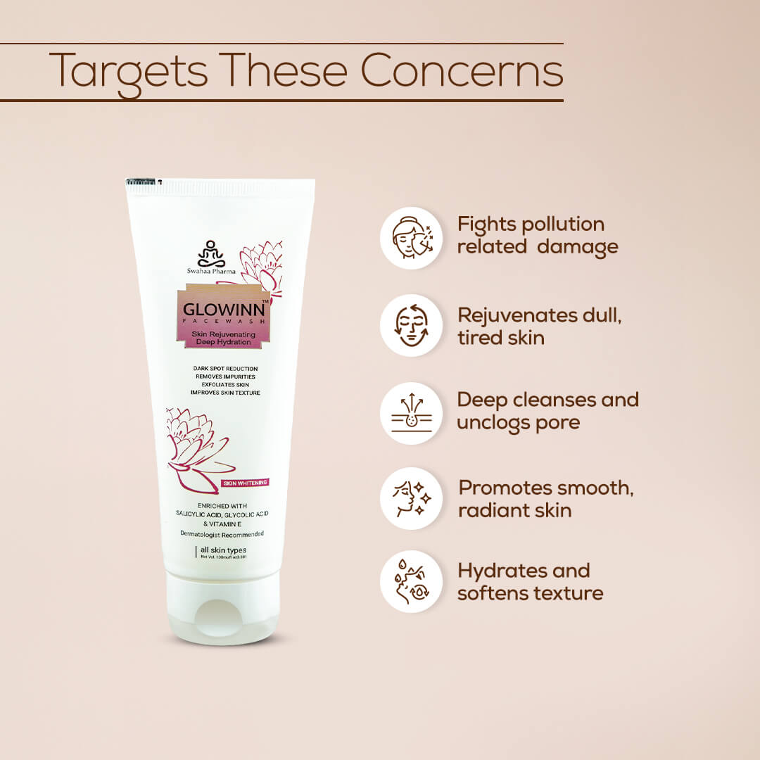 Glowinn Facewash – Skin Rejuvenating & Deep Hydration