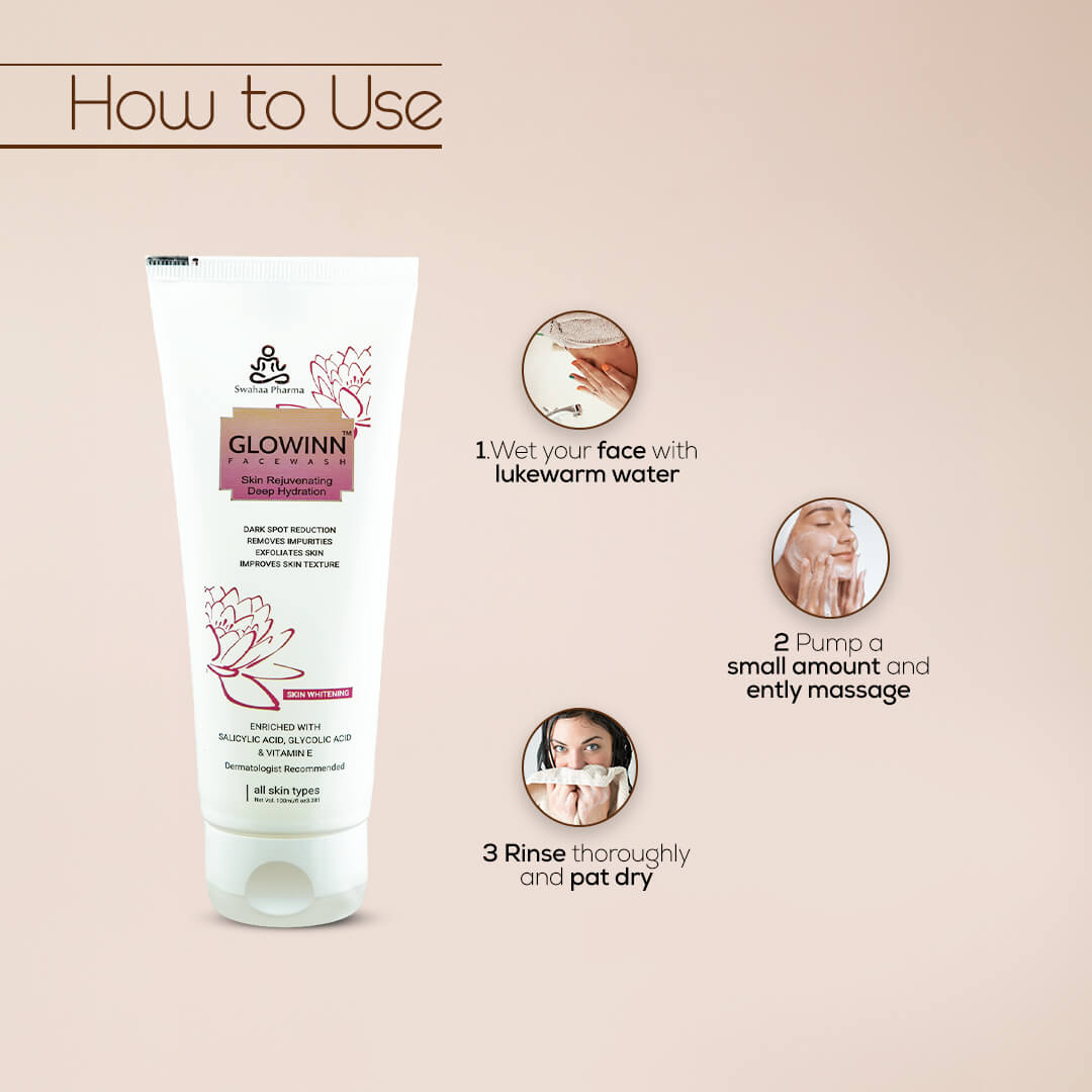 Glowinn Facewash – Skin Rejuvenating & Deep Hydration
