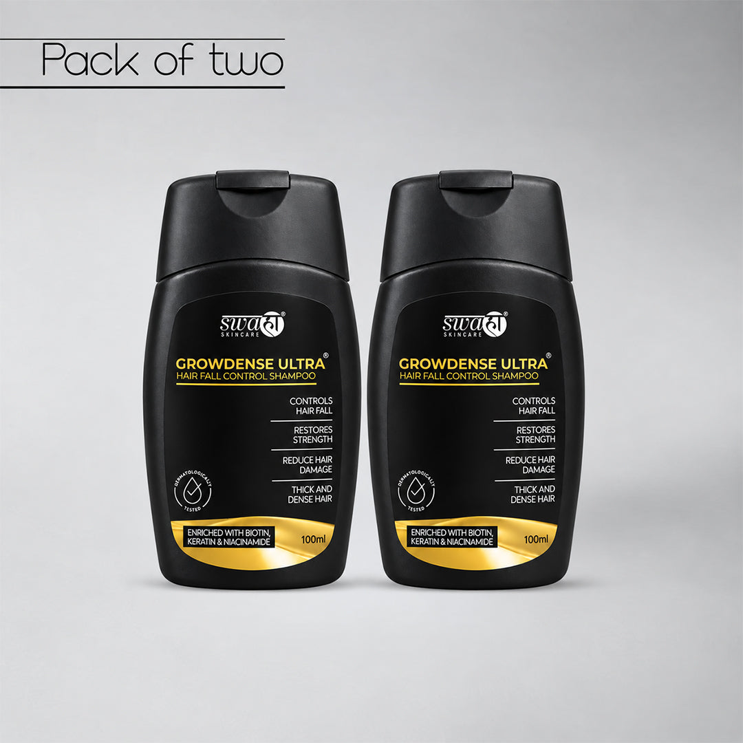 Growdense® Ultra Hair Fall Control Shampoo - 100ml - Swahaa Skin Care