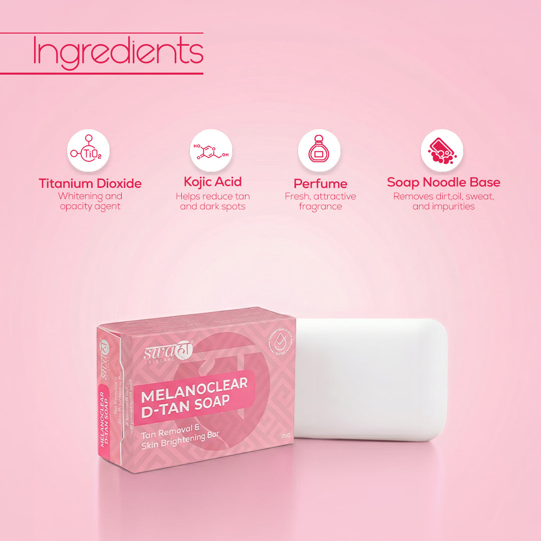 Swahaa MelanoClear Soap | Pack of 3