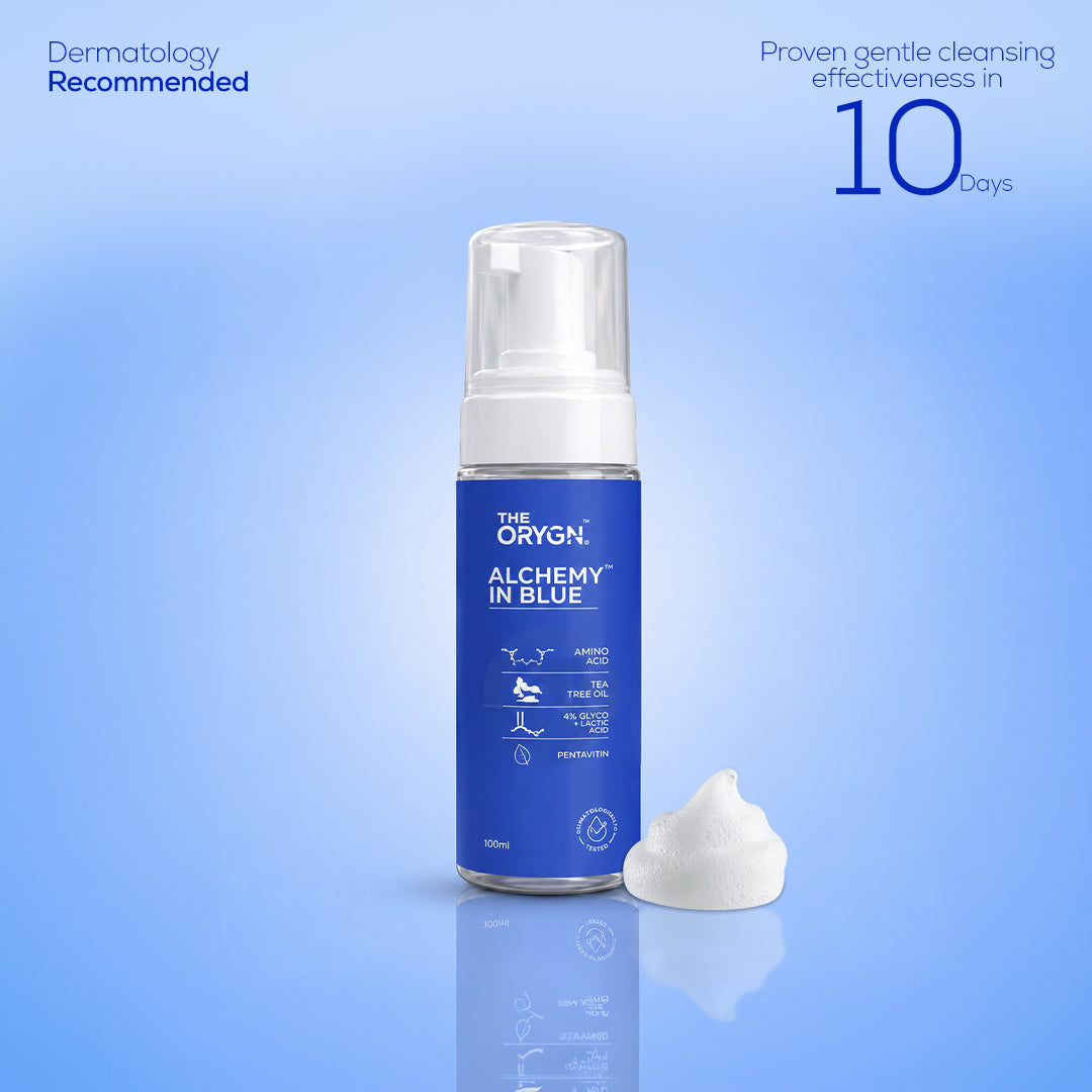 The Orygn Alchemy In Blue Foaming Facewash
