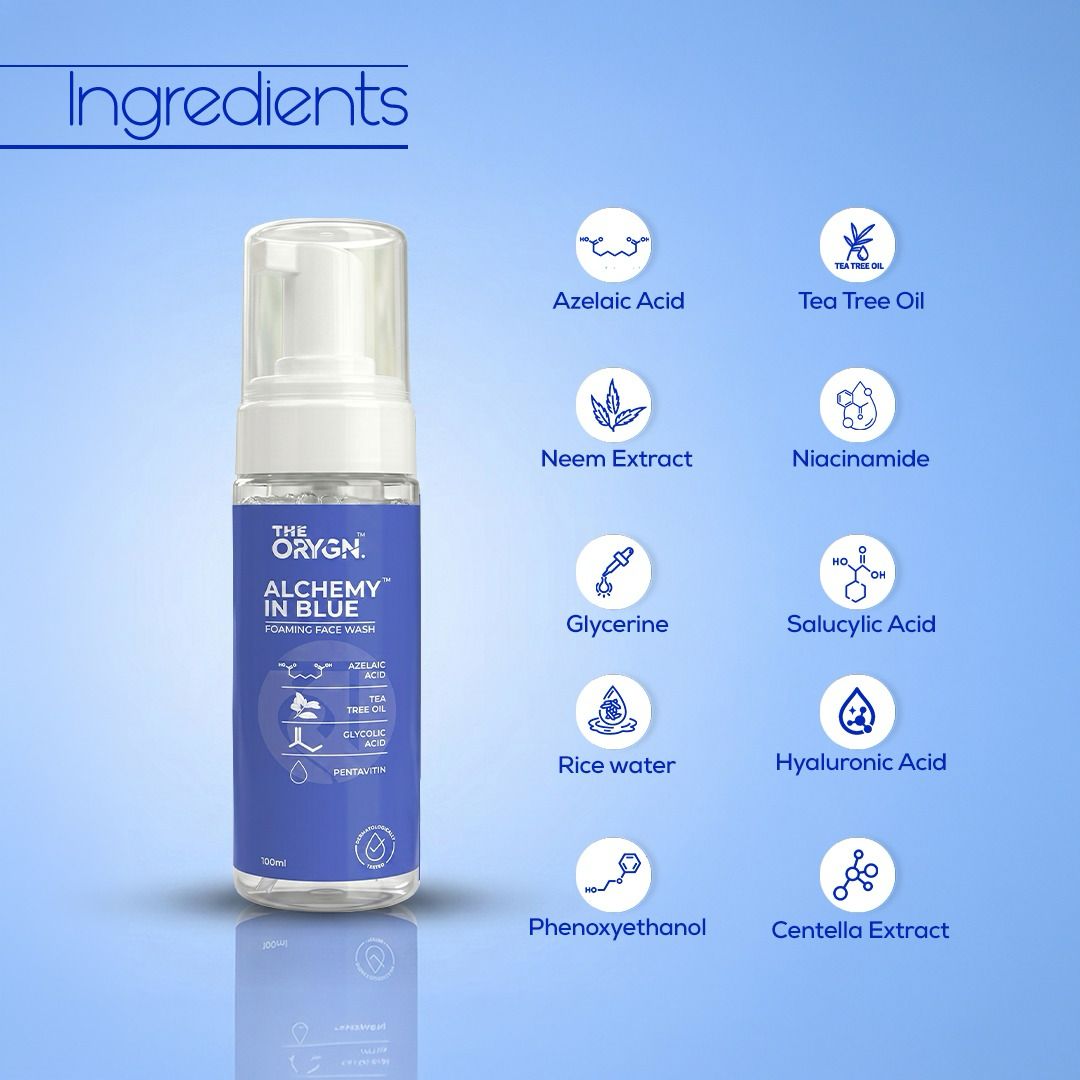 The Orygn. Alchemy™ In Blue Foaming Face Wash