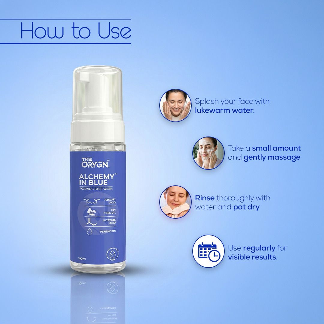 The Orygn. Alchemy™ In Blue Foaming Face Wash